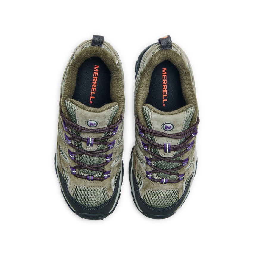 Chaussures Randonnée Merrell Moab 2 Ventilator Vert Olive Femme | V.Q.OZID